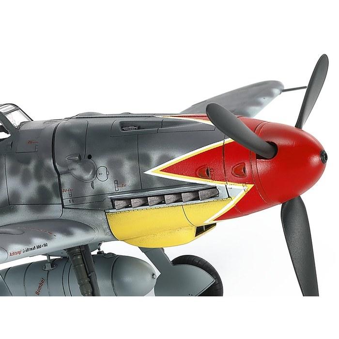 Tamiya 1/48 Masterpiece Series No.128 Messerschmitt Bf109 G-6 Late Production Model Kit 61128 Molded Color