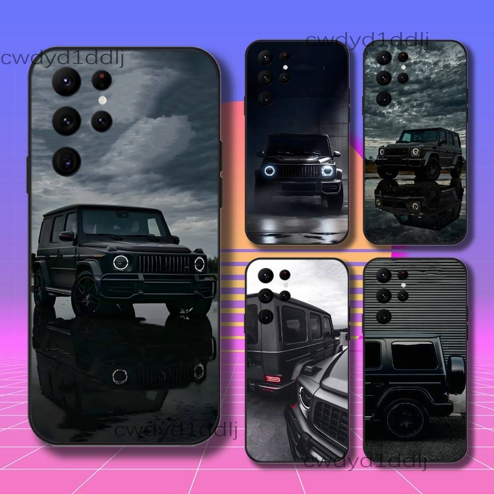 Car M-Mercedes-ES G Phone Case For Samsung S10,S21,FE,S21 ,S26,S25,S24,S23,Ultra,S9,S22,Plus Black Shell Cover