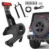 Reinforced Jeep Wrangler JK Rear Tire Carrier with LED Brake Light (2007-2017)