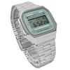 Casio Digital Vintage Series and Silver with Overseas Model Watch, A168WA-3AY, Men's, Women's, Kids, Blue-Green, [Used]