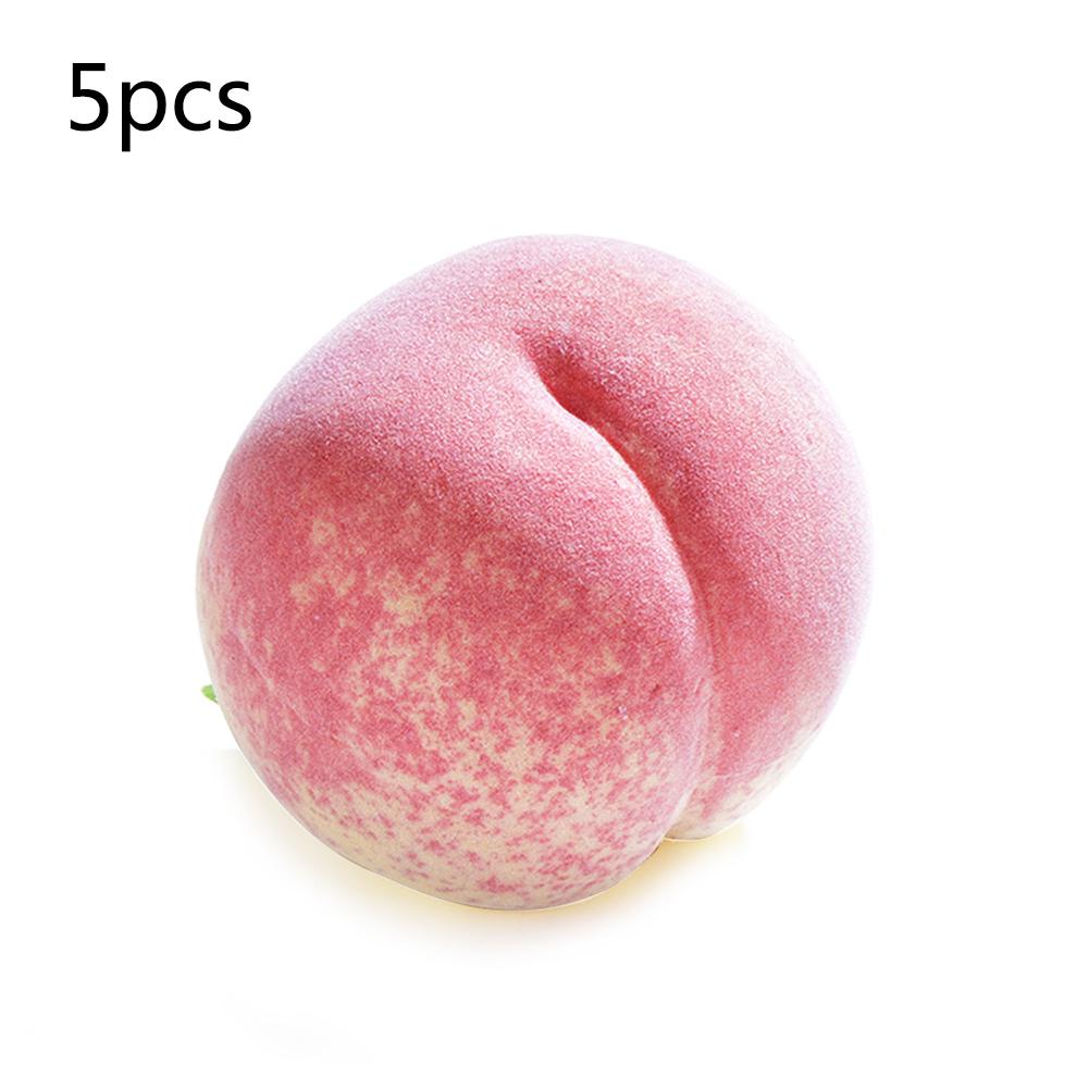Artificial Peach Foam Peach Model High Simulation Fake Fruit Peach Model Photo Prop for Kids Children