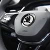 2025 Horká ABS Dekorace Odznak na volant auta Příslušenství Pro Skoda Superb Octavia Rapid Kodiaq Kamiq Karoq Fabia VRS
