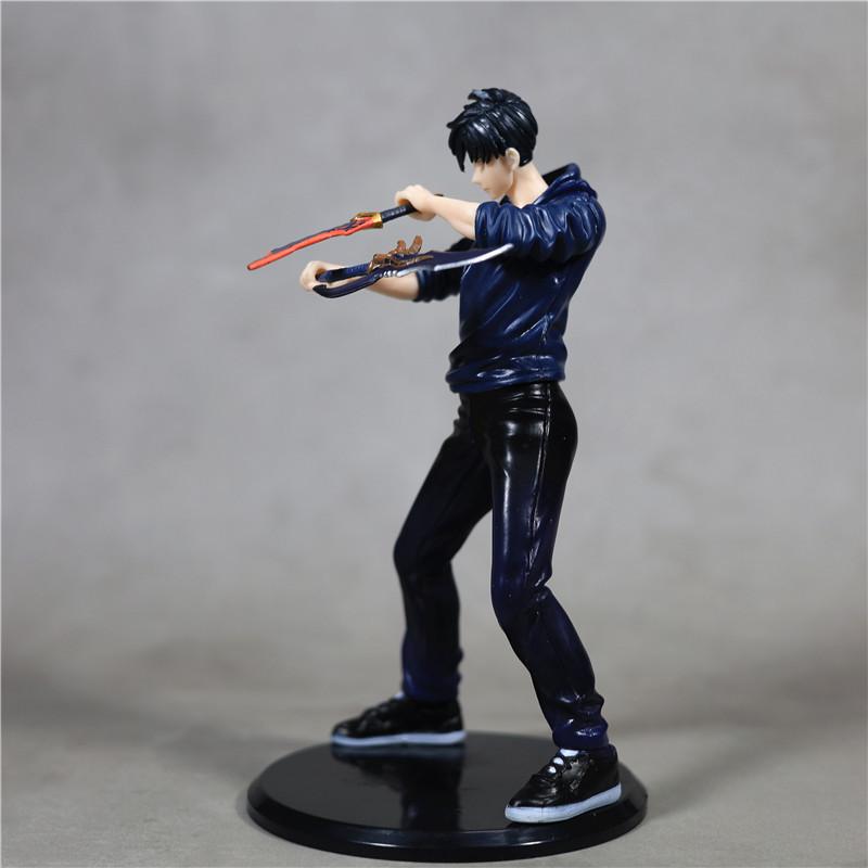 21CM Anime solo leveling Figure Sung Jin Woo Double Sword Animated Edition ESPRESTO Excite Motions-1 Battle Scene Model Toy Doll