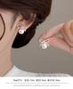 Bow earrings for women, light luxury and high-end earrings, 2026 new popular autumn and winter niche New Year earrings trend