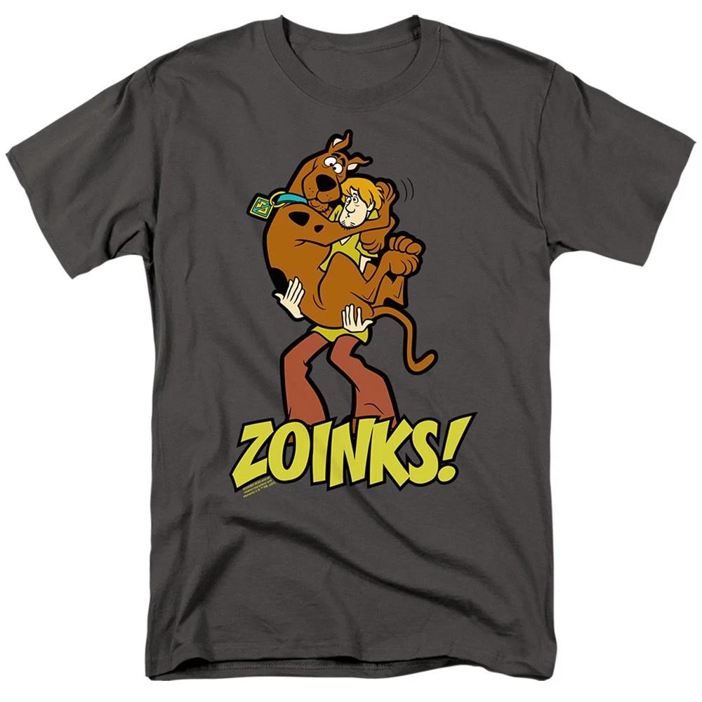 Scooby-Doo! - Scooby And Shaggy Zoinks! - Unisex Children s T-shirt - Gray 160