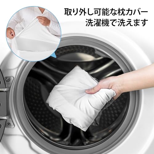 Elviros Pillow: Relieves Neck Pain, Popular Memory Foam Pillow for a Comfortable Sleep, Adjustable Height, Focused Support for Stiff Shoulders, Anti-S