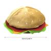 Hamburger Hat Crazy Party Supplies Decorations Silly Cap for Adult Festival Food