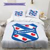 SC Heerenveen Pattern Bedding Home Decoration Birthday & Festival Gift (1 * duvet cover + 2 * pillowcase, without core)