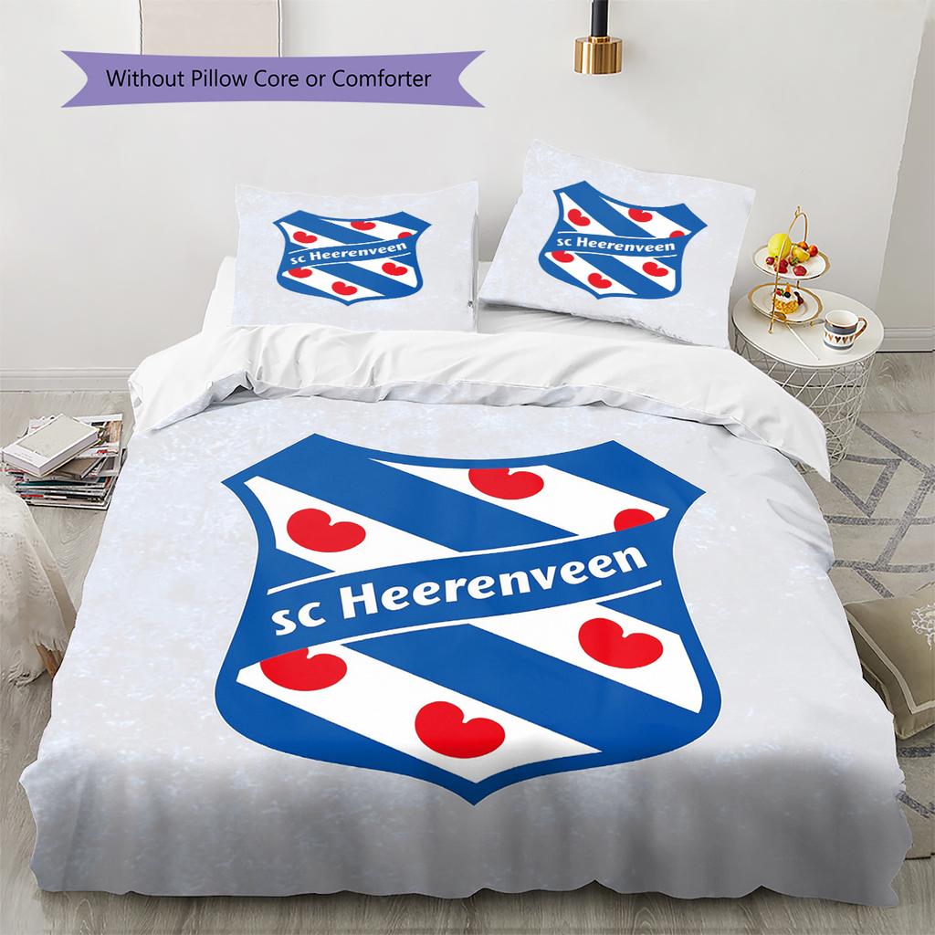 SC Heerenveen Pattern Bedding Home Decoration Birthday & Festival Gift (1 * duvet cover + 2 * pillowcase, without core)