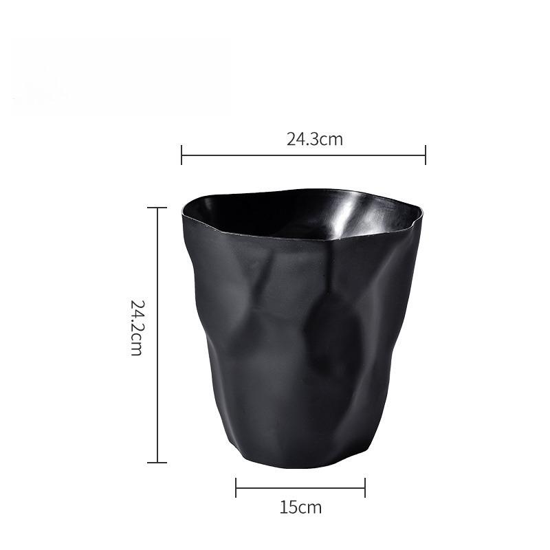 Irregular Creative Folded Garbage Bin Household Storage Bin