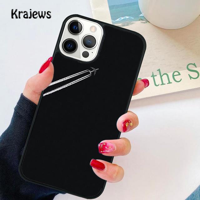 Aircraft Plane Airplane soft Phone Case Cover For iPhone 17 Air 16 15 14 13 12 Max For Apple 11 Pro Max Plus