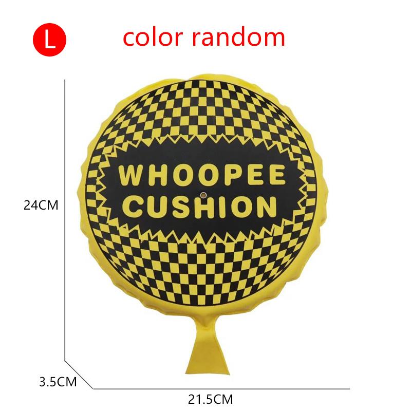 8~21.5cm Trick Fart Pad April Fools Day Rubber Prank Halloween Festival Gathering Noise Production Novelty Party Favors TMZ