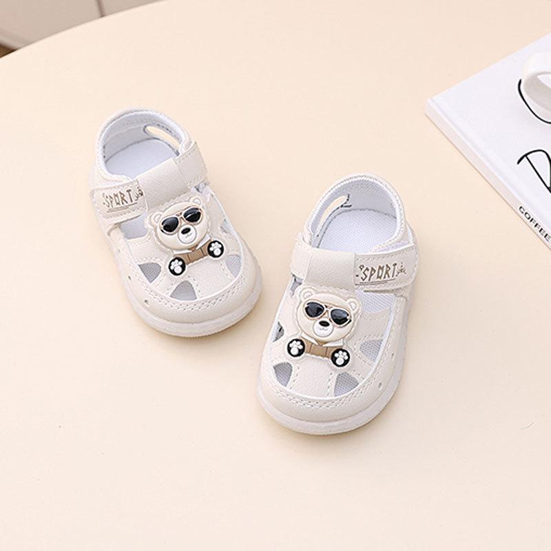 Summer Baby Shoes Soft Sole Sandals For Toddlers Boys Girls With Velcro Closure