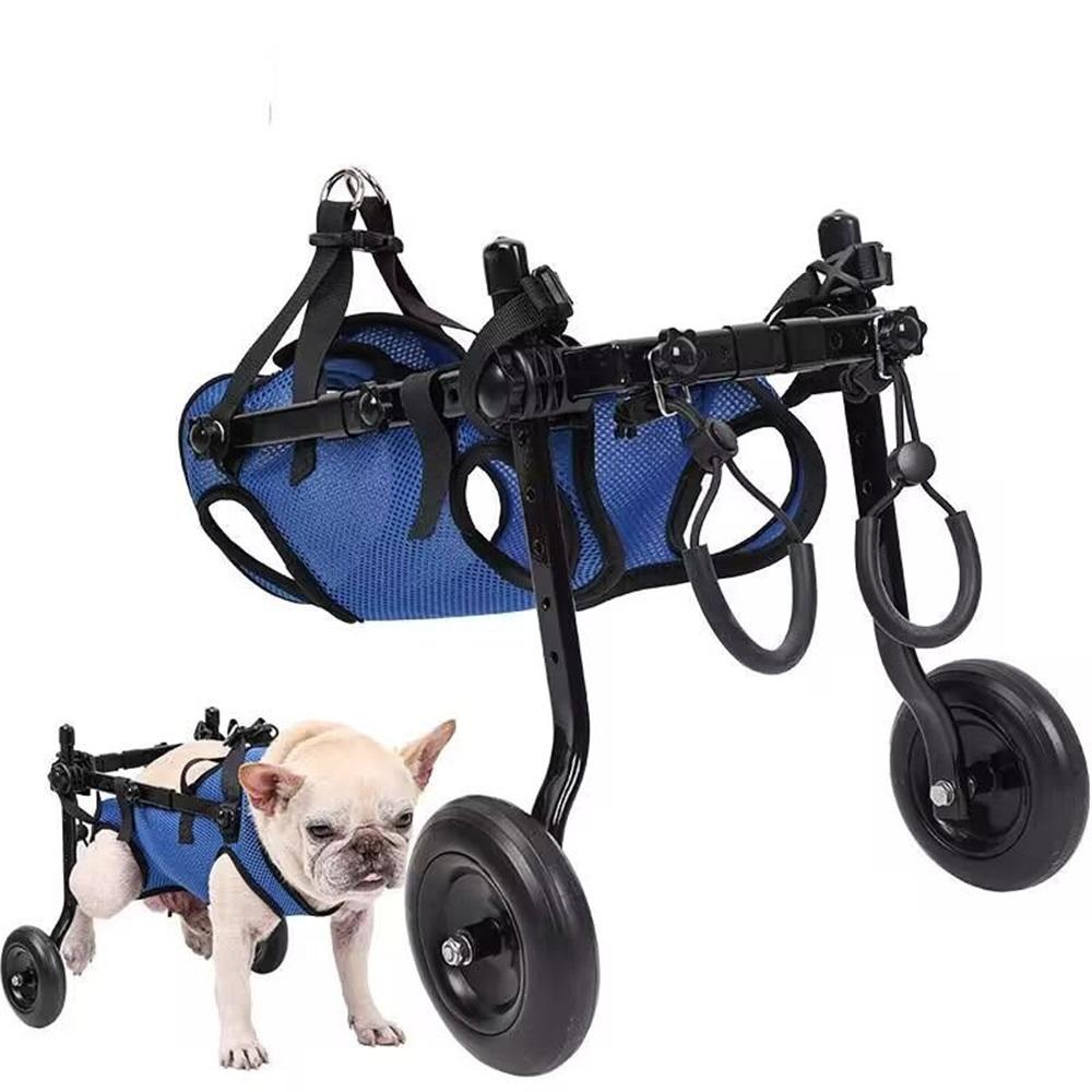 Hundewagen für Hinterbeine – Verstellbare Mobilitätshilfe für kleine Hunde, Hüftstütze & Beinschiene, Gehhilfe für behinderte Haustiere (XS/S/M)
