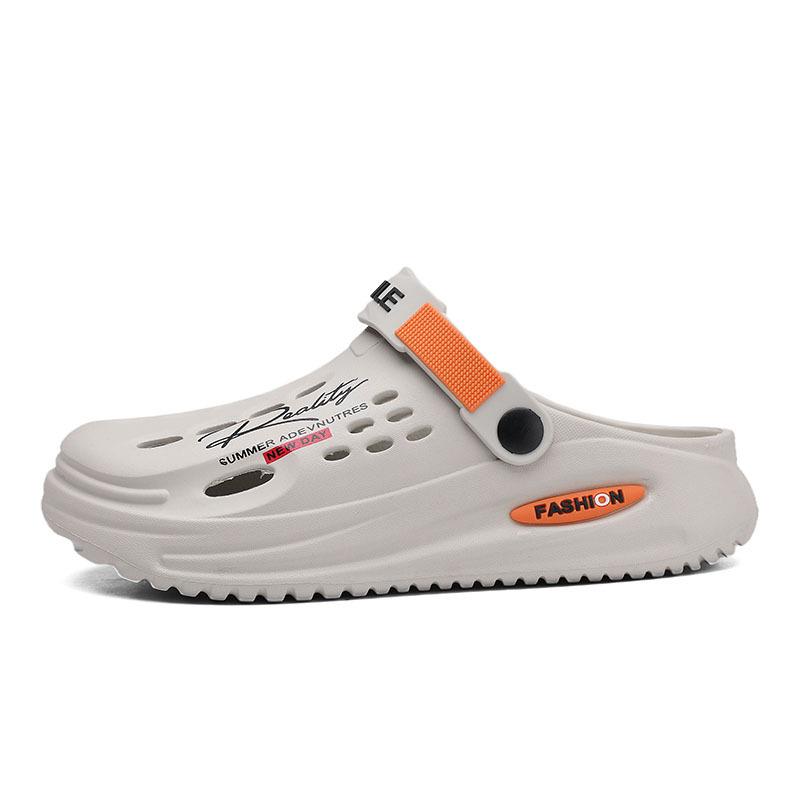 Herren Sommer Indoor/Outdoor EVA Dual-Trage-Slipper: Schrittgefühl Sandalen für Strand und Zuhause