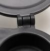 Dual Cavity Microwave Egg Poacher With Lid  Handle