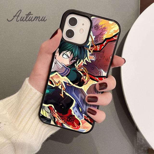 My Hero Academia Cartoon Anime Japan Phone Case for iPhone 11 12 13 14 Pro Max Mini XR XS SE 2020 7 8 Plus Samsung S21 S22 Cover