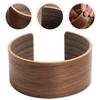 Premium Natural Walnut Wood Cup Sleeve Coffee Mug Protector Insulated Drink Cover Portable Beverage Holder Office Kitchen Bar