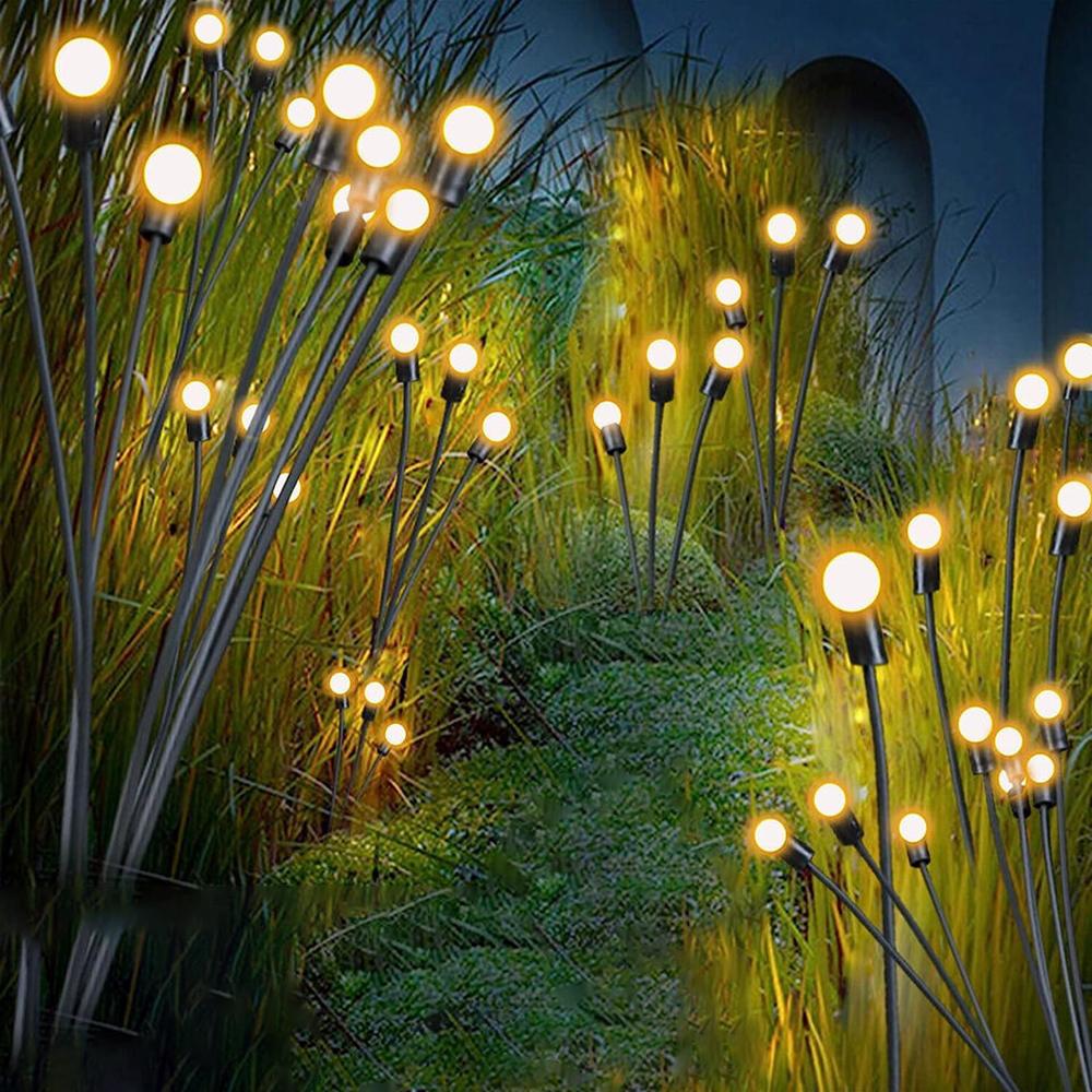 Solar Lawn Light, Outdoor Courtyard Garden Plug-In Light, Outdoor Waterproof Camping Light