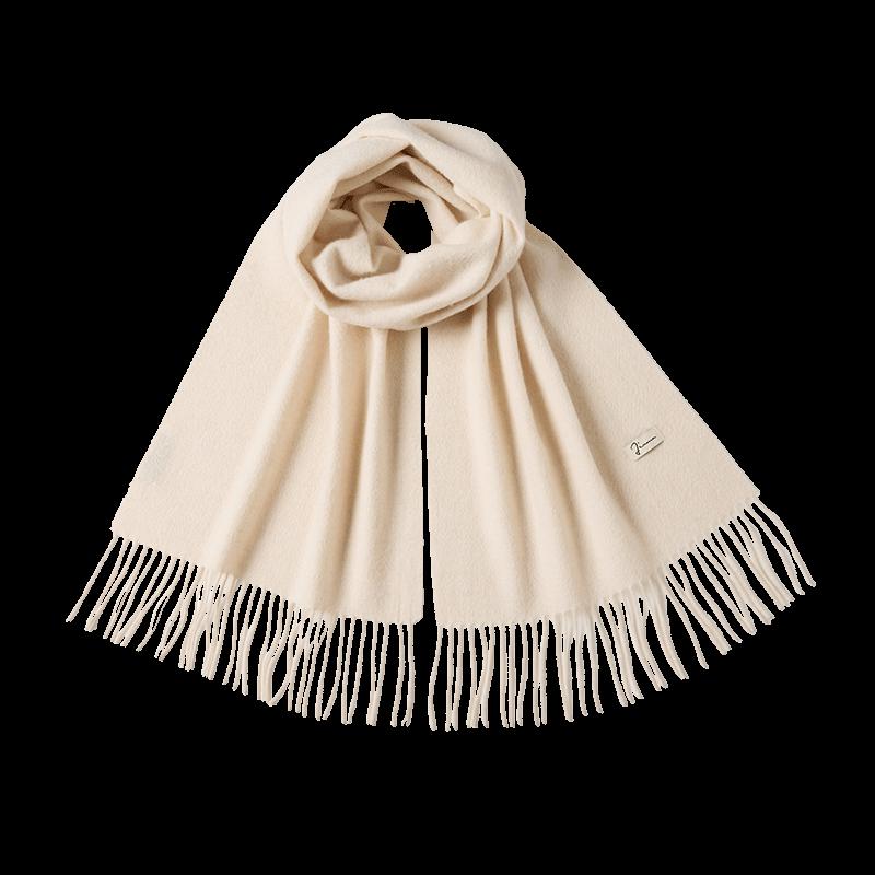 JIUMU Women's Pure Wool Scarf Shawl