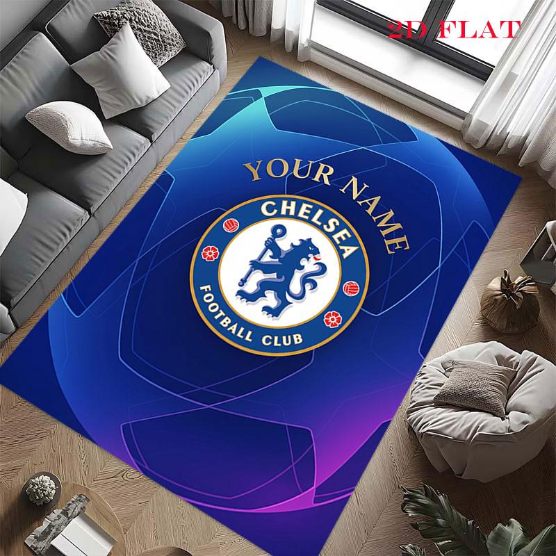 Custom Chelsea F.C Carpet Rug for Living Room Bedroom Home Sofa Decoration,Kids play Nonslip Floor Mat