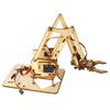 Robot Arm Kit, SG90 Servo Motor, 4DoF, Lightweight, Assembled DIY Mechanical Arm, Compatible with SNAM1500