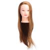 Hair Mannequin Head Hairdressing Styling Training Braiding Practice Doll Head with Clamp Holder Tools