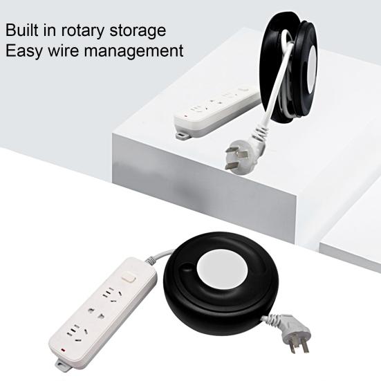Cable Winder Reusable Rotatable Design Wide Dustproof Multipurpose Application Anti-winding ABS Cable Winder