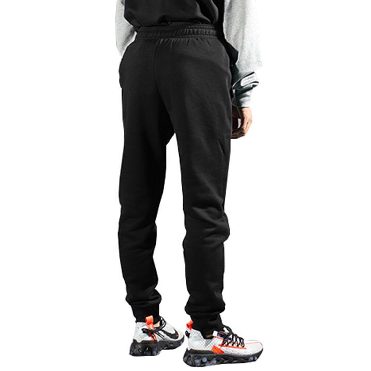 Air Jordan Fleece-lined Jogger Sweatpants with Cuffed Ankles Men Bottoms Black 942778-010