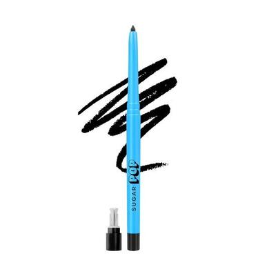 Kajal POP Lunga Tenuta Finish Opaco, Kajal Kohl Nero Intenso, Matita Anti-Macchia, Resistente all'Acqua - 01 Nero