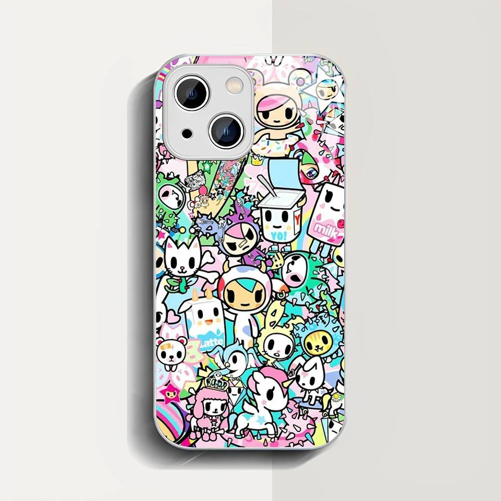 

Japan Tokidoki For IPhone 14 13 12 Mini 11 Pro XS Max X XR 14 Plus Tempered Glass Cover iphone Xs Max