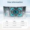 Floral Garden Theme Beach Towel Personalized Custom Name & Text Soft Quick Dry Beach Towel for Swimming Travel