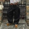 Herbst Retro Gestreifte Weite Jeans - Street Style Lockerer Schnitt