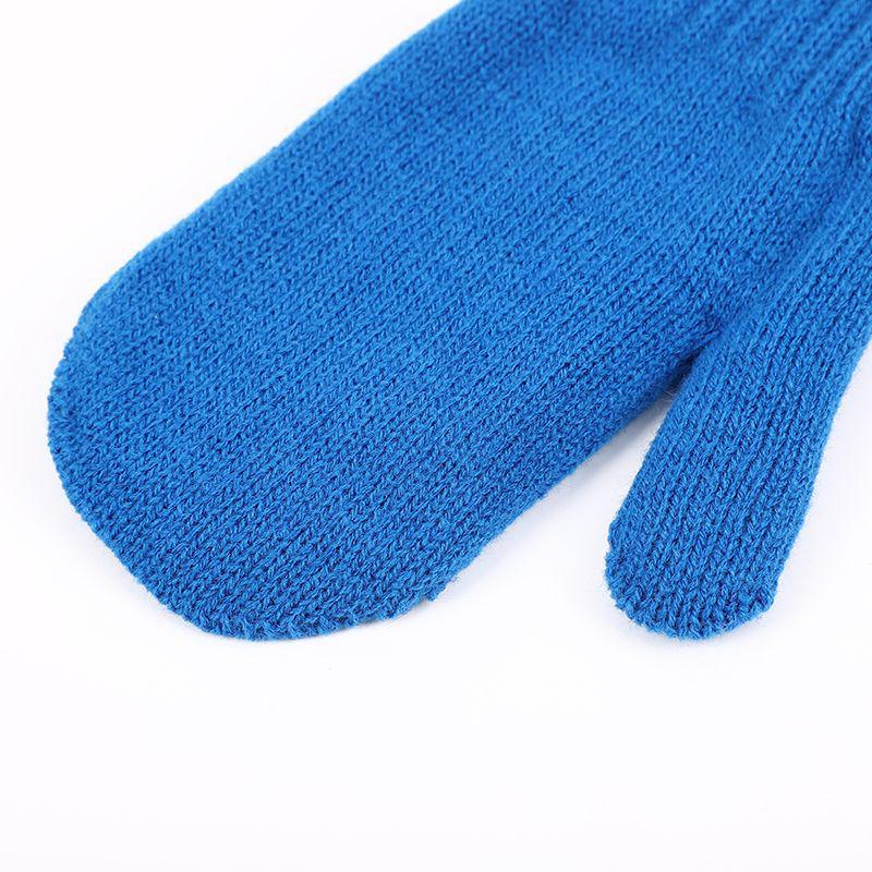 Dicke Strickhandschuhe aus Plüsch für Damen für Herbst und Winter – warme, süße, doppellagige Handschuhe