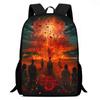 Kids School Backpack Elementary Students Cute Cartoon Print Ergonomic Design Lightweight Spine-Protective Oxford Fabric Bag