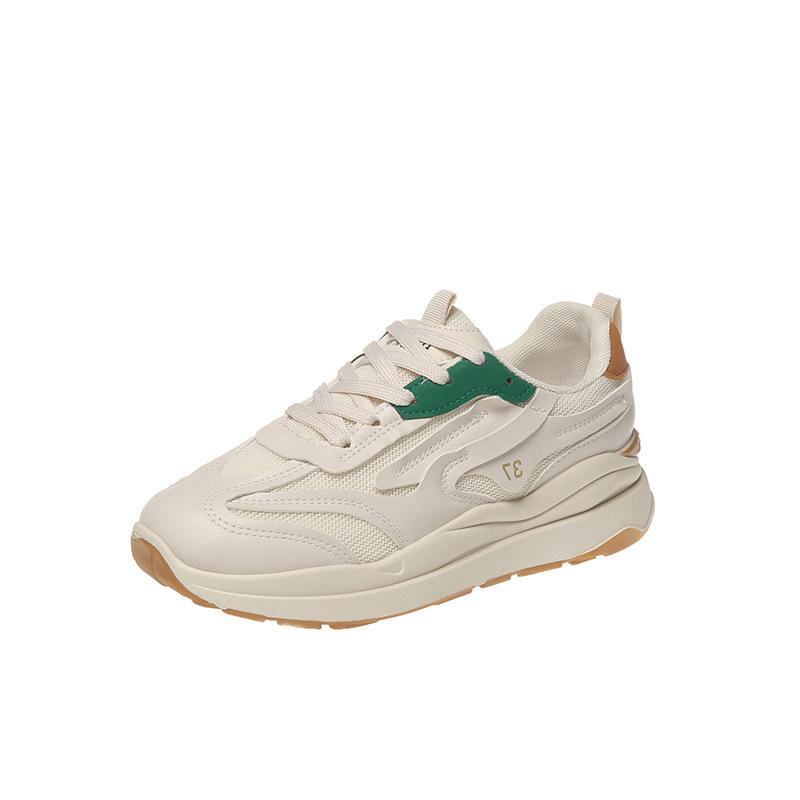Summer women's autumn new round head lace-up sports and leisure little white shoes