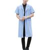 Short-sleeved Saint Shirley Men And Women Blue Labor Insurance Laboratory  Pharmacy Work Clothes