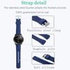 22mm 20mm Silicone Strap for Samsung Gear S3 Classic/Frontier 46mm Sport Bracelet for Amazfit Pace/Bip 5 6/GTR 4 3 Pro/Stratos 3