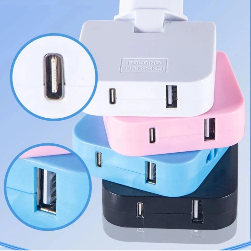 European Standard Rotating Plug Adapter – 180° Rotatable Multi-Outlet Extension Socket Cordless, Lightweight & Portable