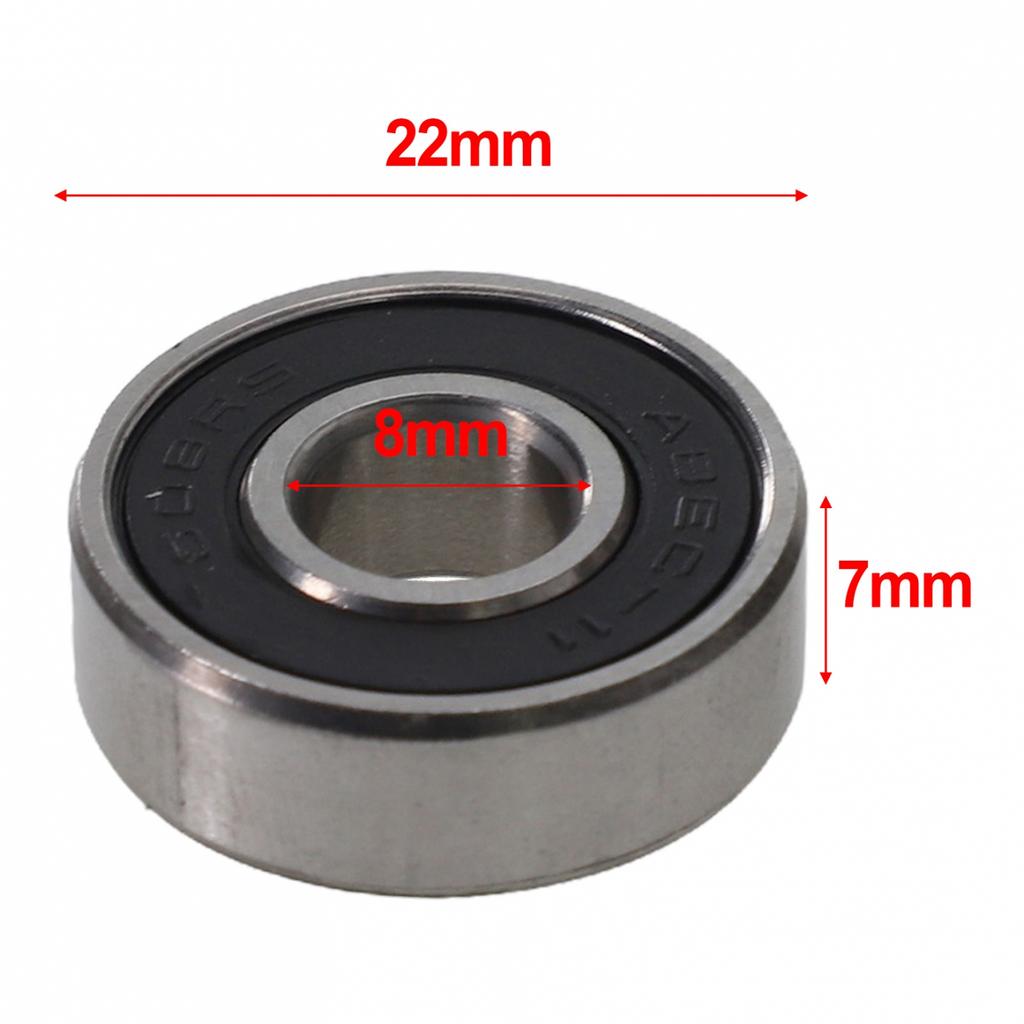 Precision ABEC11 Roller Skate Wheel Bearings for Smooth Skateboarding (8 Pack)