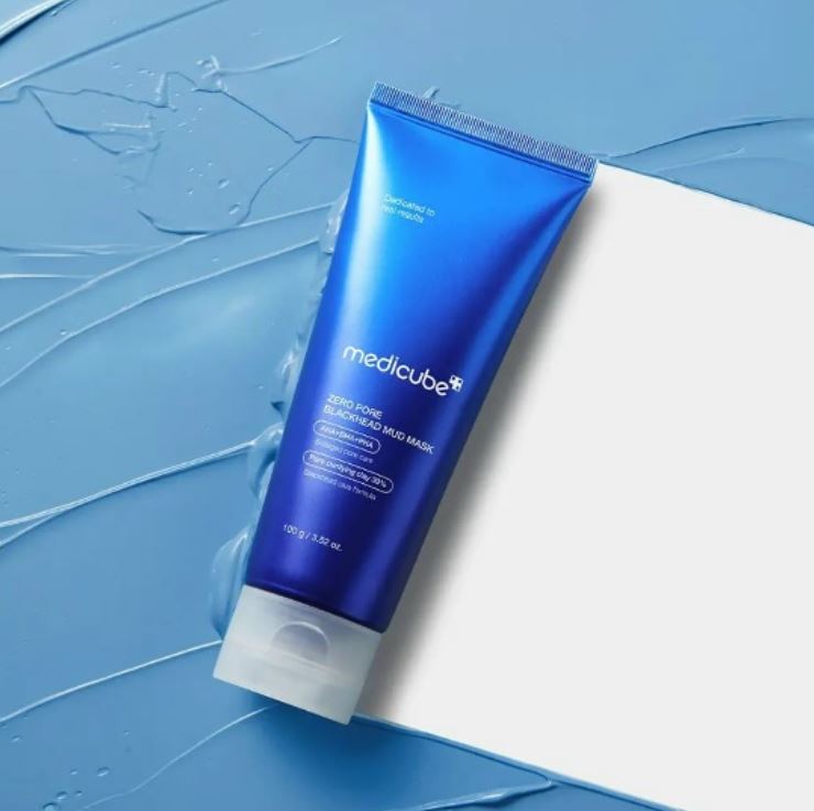 Medicube Zero Pore Blackhead Mud Pack 100 г — Глубоко очищающая, сужающая поры грязевая маска 01EA