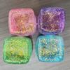 1-4Pcs Maltose Cube Stress Squeeze Toy Decompression Vent Ice Cube Anti Stress Slow Rebound Polar Light Colorful Squeeze Tpr Toy