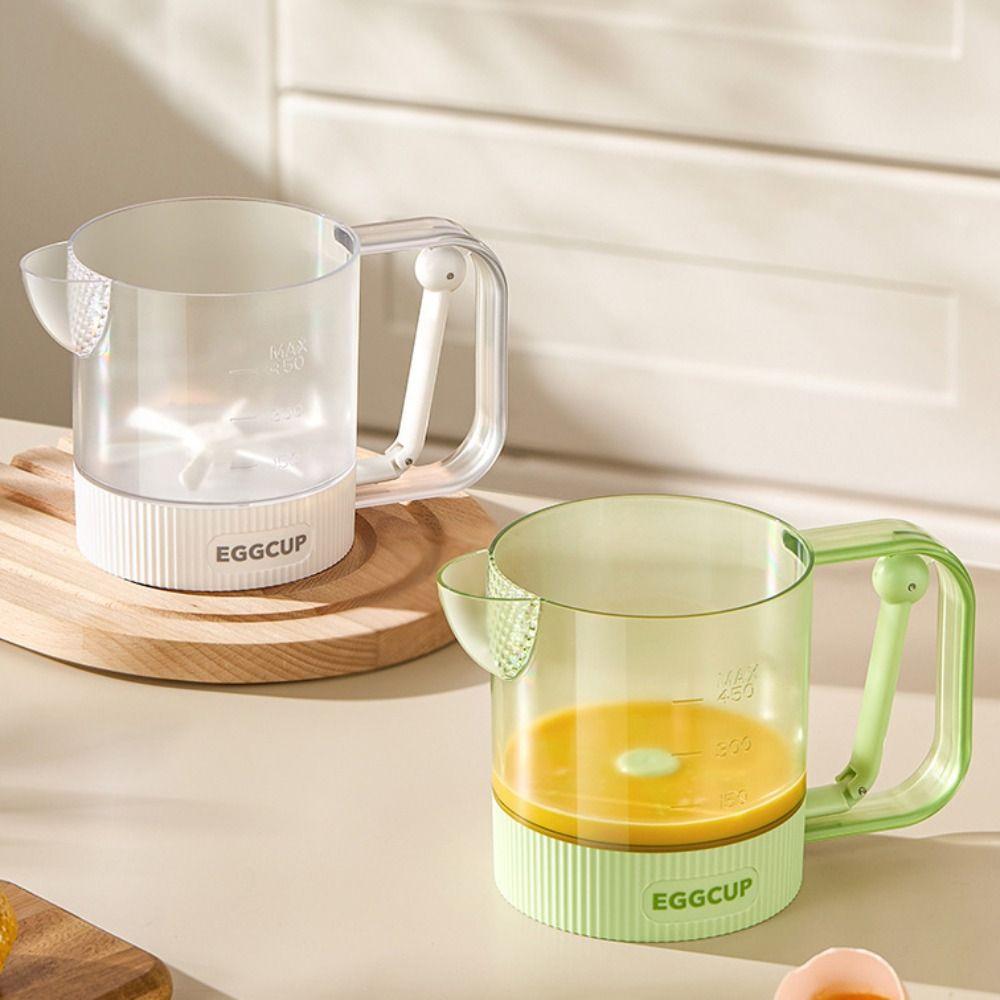 Efficient Egg Mixing Cup Clear Scale Kitchen Stirring Bottle Food Grade Egg Beating Cup  Home Use