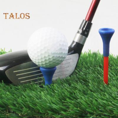 5Pcs Golf Tees Unbreakable Plastic Golf Tees Bulk with Wide Soft Rubber Cap Reduces Friction Side Spin Golf Accessories for Men