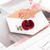 Rhinestone Enamel Poppy Flower Brooch Pin Ornament