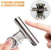 6pcs Stainless Steel Multifunctional Metal Binders Paper Binders Strong Binders School Office Home Stationery Supplies