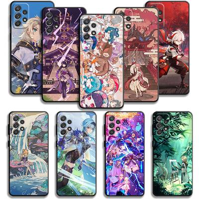Mäng Genshin Impact Yan Fei Barbatos ümbris Samsung Galaxy A14 A73 A53 A71 A51 A31 A33 A22 A12 A21s A13 A32 A52s A72 A52 A23 jaoks