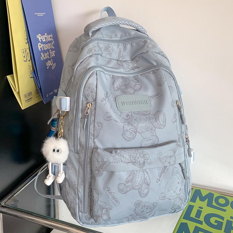 Children's school bag Elementary school girl Junior high school student High school student Printed backpack