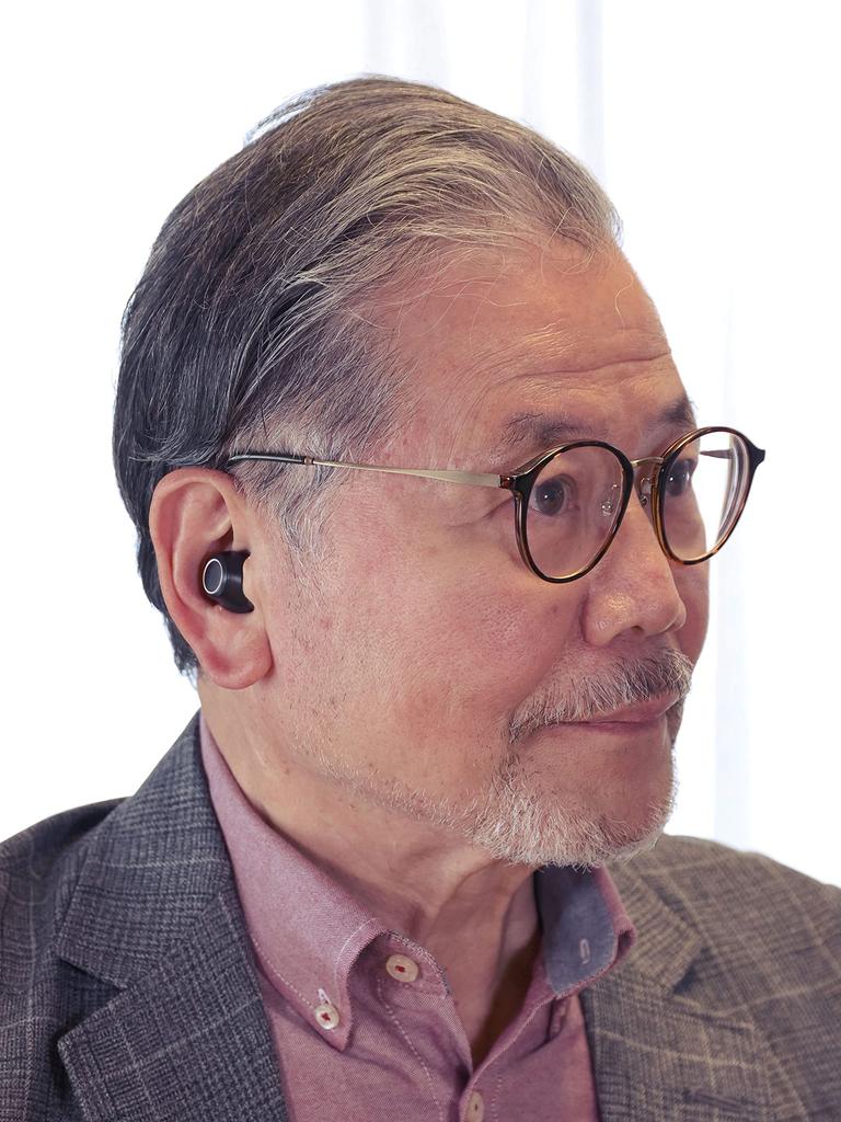 USB Rechargeable Ear Hole Type Sound Collector Hear 1 [Enix] (Black)