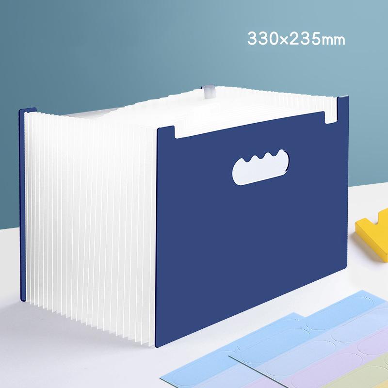 A4-College-Ordner, Dokumentenablage, Halter für Finanzkarten, Schulrechnungen, geldsparender Aufbewahrungs-Organizer mit Etikett, Index-Etikett